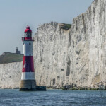 Beachy Head Lighthouse and Chalk Cliffs