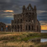 Whitby Abbey At Sunset